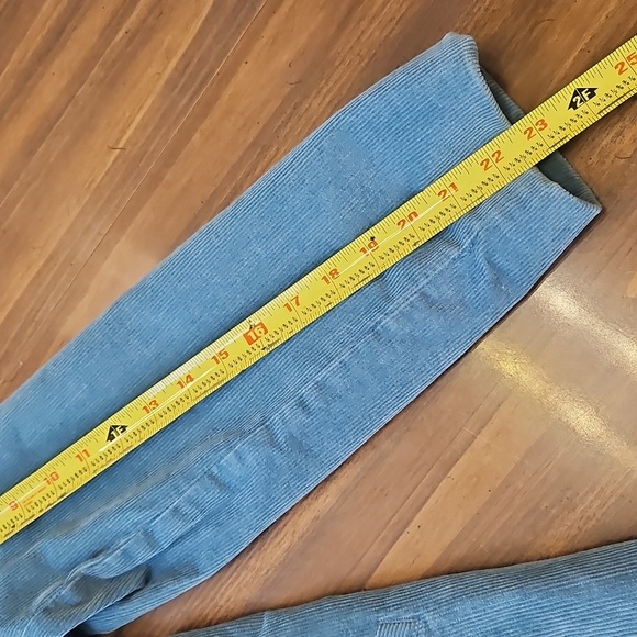 LL Bean Blue Corduroy Blazer with Notched Lapels - Picture 12 of 14